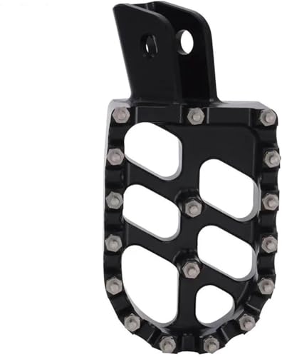 Repose-pieds moto noir résout les glissements de pied sur pédale pour moto pour KLX110