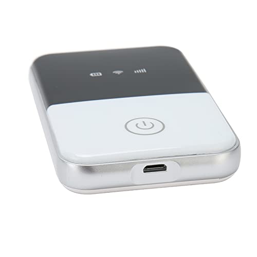 Image of Cryfokt Mobile WiFi Hotspot, 4G LTE WiFi Router with SIM Card Slot for 10 Users, Laptops, Phones, 150 Mbps Fast Download, 2100mAh Battery, 50M Range, Europe Bands B1 B3 B7 B8 B20 B40