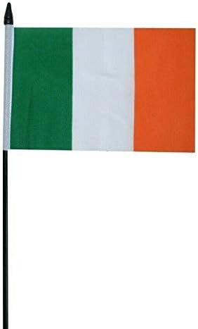 FlagSuperstore Ireland (Eire) Small Hand Waving Flag 6" x 4"