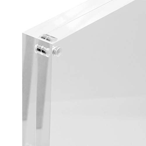Americanflat Acryl-Bilderrahmen, doppelseitiger Rahmen mit magnetischen Ecken, transparenter Acrylrahmen für Schreibtisch oder… – Ansicht 6