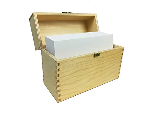 MEMO Lehrmittel: Karteikasten A5 Holz - Hochwertige Karteikartenbox für 700 Karten - Handgefertigt in Österreich - Nachhaltige Aufbewahrung für Büro, Schule & Lernkartei - Karteikartensystem