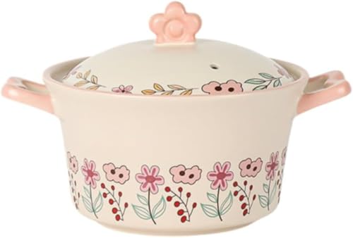 ガスコンロ用セラミックキャセロール 耐高温 クラックスープシチューポット 大型キャセロール 業務用ギフト セラミックキャセロール キャセロール卓上鍋 直火スープ鍋 炊飯鍋 多機能シチュー鍋 スープ お手入れ簡単 ガスコンロ専用 耐高温セラミックキャセロール