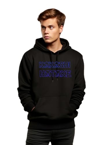 Image of Be Crazy Anime Printed Black Hoodie /Graphic Printed Hoodie /Hoodie for Men & Women /Warm Hoodie /Unisex Hoodie