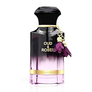 AHMED Oud & Roses 60mL Unisex Oriental Perfume for Men and Women a Woody Floral Oriental Fragrance with Oudh (Frankincense) and Rose Accords