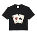Six Seven Playing Cards Vintage 67 Funny Meme Classic Humor Comfort Colors Crop Top