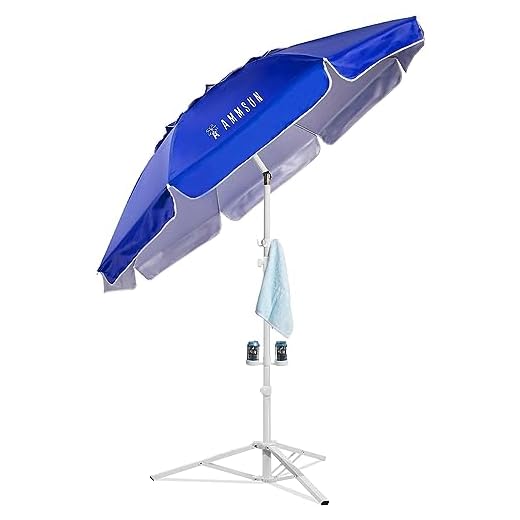 Best quality umbrellas for wind AMMSUN 6.5ft Lightweight Shade Umbrella