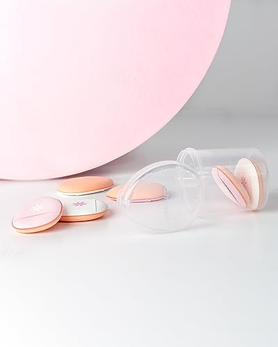 Brushworks Mini Pillow Puffs - 6 Pack