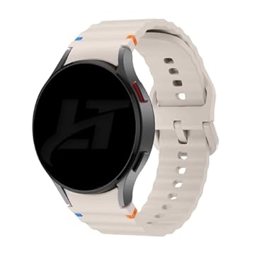 Pulseira Ondulada LTimports compativel com Galaxy Watch 7 - Galaxy Watch FE - Galaxy Watch 6 - Galaxy Watch6 Classic - Galaxy Watch 5 - Galaxy Watch5 Pro - Galaxy Watch 4 - Galaxy Watch4 Classic (LT-Estelar)