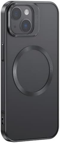 tecmac for iPhone 15 USAMS Grid Shadow Series MagSafe Phone Case(Black)