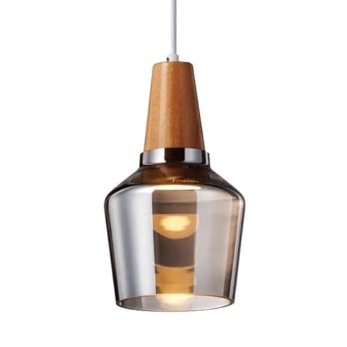 Pendentif créatif rétro modulable à tête unique E27 pour un éclairage personnalisé