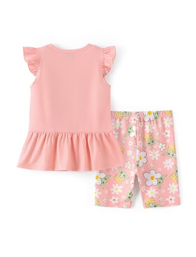 Image of Disney Minnie Mouse Frozen Princess Marvel Toddler Girls Clothes Long Sleeve Sweatshirt + Leggings 2pcs Outfits Set 2-6Y