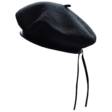 JOYHY Women's Adjustable Wool Beret Hat Cover