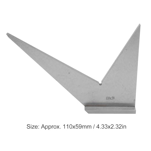 Multi Angle Miter Square, 30 45 90 120 Degree Machinist Engineer Ruler Precision Layout Measuring Tool with Base for Woodworking Carpentry, DIN 875/2 Standard - Image 5