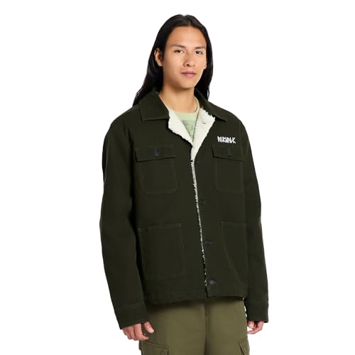 Airwalk Men's Sherpa-Lined Shirt Jacket