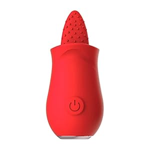Tong Mility Citoris Tong Vibrator Mini Vibrators voor Clitoris Stimulator Nippels Sucker Wijfje, met 10 frequentie-vibratie,Red