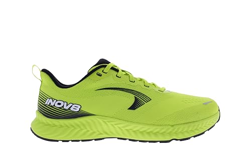 inov-8 Men's RoadFly Sneaker, Lime/Black/White, 9