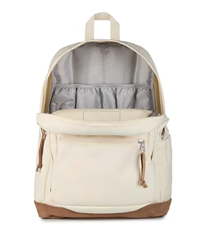 Image of JanSport Right Pack Backpack - Durable Daypack with Padded 15 inch Laptop Sleeve, Spacious Main Compartment & Integrated Water Bottle Pocket - Moon Flower