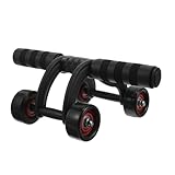 HEMOTON Male Abs Roller Wheel Anti-skid Fitness Equipment for Abdominal Muscle Training Weight Capacity Suitable for Home Workouts Easy to Use for All Skill Levels