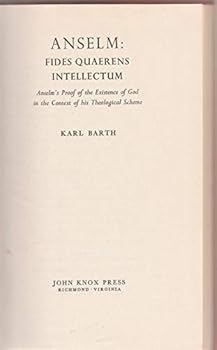 Hardcover ANSELM Fides Quaerens Intellectum Book