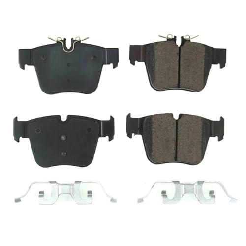 Image of PowerStop Rear Brake Pads for Mercedes-Benz C43 AMG 2017-22 |C450 AMG 2016 |GLC300 2016-23 |GLC350e 2018-20 |GLC43 AMG 2017-22 - Z17 Ceramic Brake Pads with Installation Hardware, 17-1872