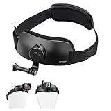 [YILIWIT] Ulanzi ヘッドストラップ マウント 頭部固定ベルト GoPro用アクセサリー アクションカメラマウント アクションカメラ アクセサリー 水平/垂直撮影 調節可能 360度回転可能 取り外し可能 action 6用/5/4 hero13/12/11/10/9用/Dji用/スマホ/アクションカメラ互換 Vlog/散歩/登山/動画/写真/撮影 CM027