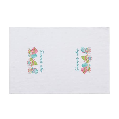 Geschirrtücher Minzgrüner Zwerg Handtücher Waffeltücher Küchentücher Geschirrhandtücher Saugfähige Trockentücher Küche Multi-Purpose Abtrockentücher Küche Handtuchset 4 Stück (40x60cm) – Bild 3