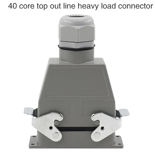 Conector industrial de alta resistencia con 40 pines para conexiones seguras de 10A 2