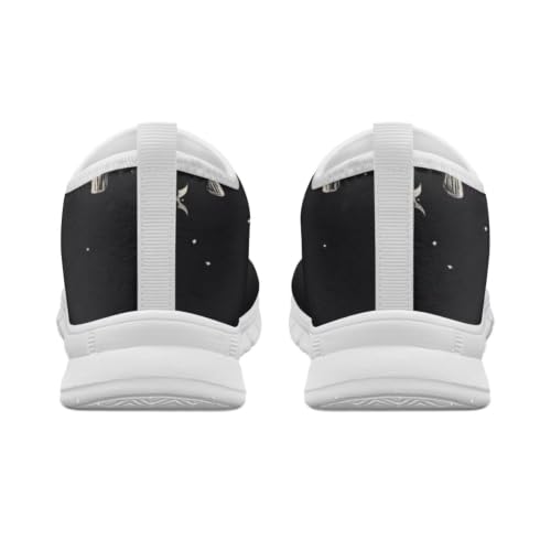 Image of Floral Sneakers for Women Colorful Art Shoes for Women Slip On Casual Work Shoes