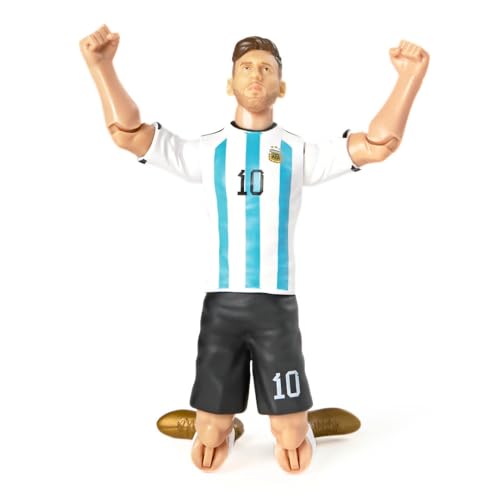 Image of Sockers Banbo Toys Argentina AFA Lionel Messi 8 inch Collectible Soccer Action Figure