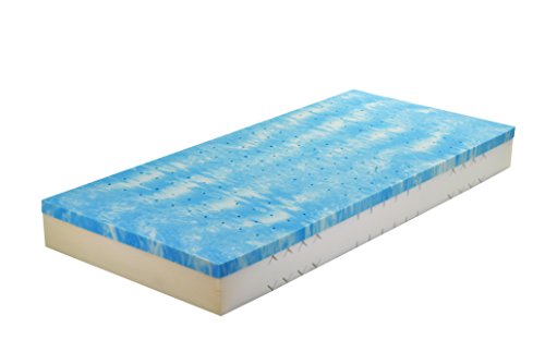 DaMi GelTec und Kaltschaum-Matratze Cool Clima - Orthopädische Matratze aus HR-Kaltschaumkern und GelTec-Schaum-Oberschicht (RG50/35) - 100 x 200 cm, Härtegrad H3 DaMi GelTec und Kaltschaum-Matratze Cool Clima - Orthopädische Matratze aus HR-Kaltschaumkern und GelTec-Schaum-Oberschicht (RG50/35) - 100 x 200 cm, Härtegrad H3