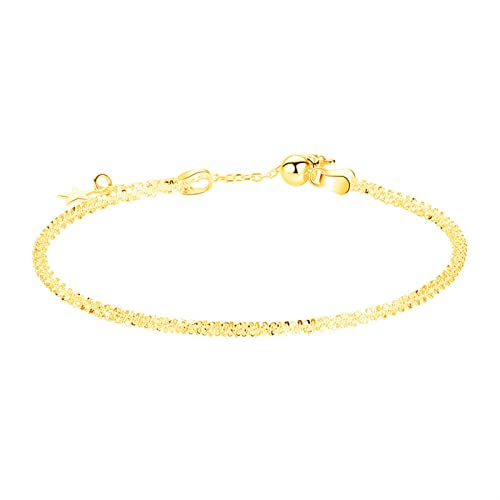 Bijoux de fiançailles raffinés en argent et or jaune pour femme