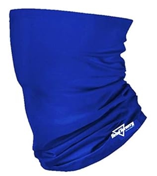 HeadTurners Unisex Neck Gaiter Headband Bandana for Dust & Sun Protection - Face Cover/Scarf for Fishing, Hiking, Cycling & ATV Riding - Breathable Summer Polyester Headwear (Royal Blue, 1 Piece)
