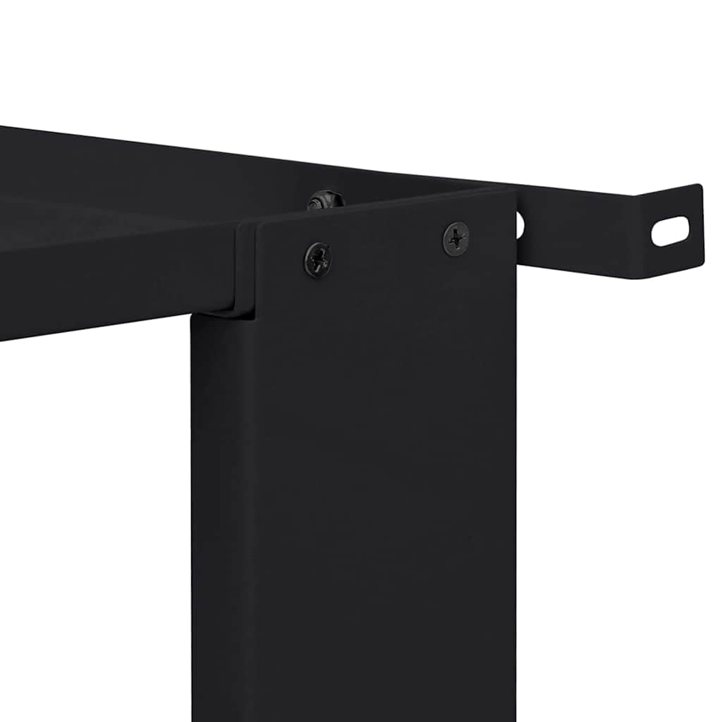 Waschmaschinen-Podest aus Stahl Schwarz 127 x 54,5 x 32,5 cm 2 Stück für Frontlader und Toplader Innenbereich mit verstellbaren Füßen gegen Vibration und Kratzer, Zubehör für Waschautomat