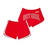 Megan Thee Stallion Unisex-Adult Standard Merch Hot Girl Summer Tour Shorts Red