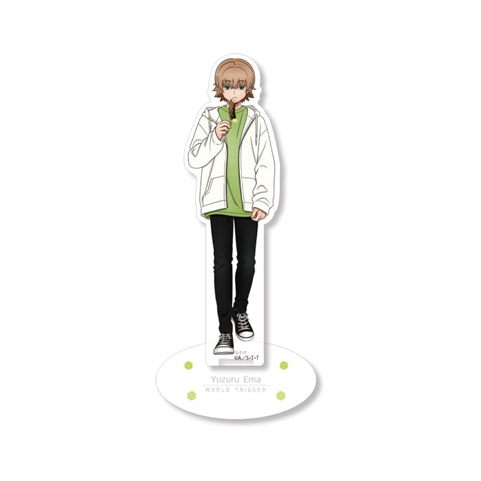 Amazon | ワールドトリガー 描き下ろしアクリルフィギュア 絵馬ユズル