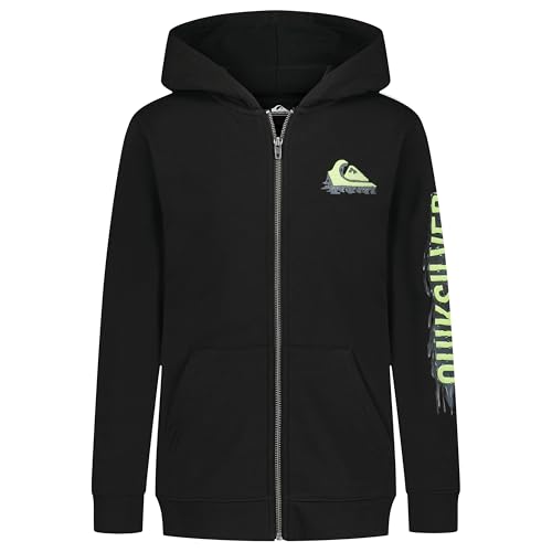 Amazon.com: Quiksilver Boys' Full-Zip Fleece Hoodie Sweatshirt