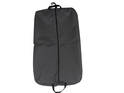 Carry On Garment Bag 600 Denier Polyester, 36" Height, Has Two Pockets, Made in USA. (Black)4