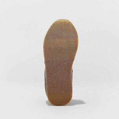 Cat & Jack Big Kid Boys' Miles Lace-Up Sneakers - (Gray, 5), Grey4