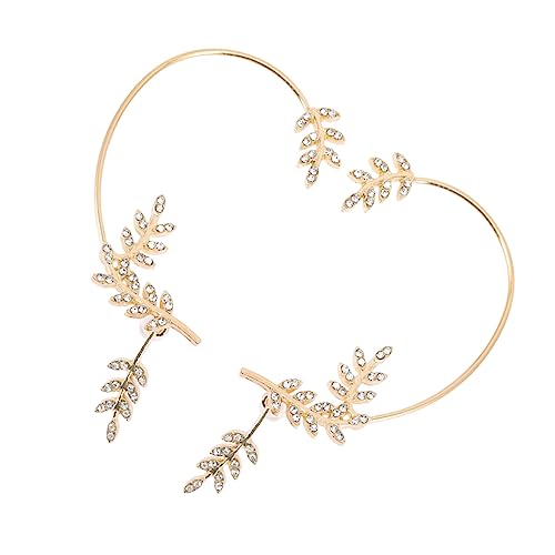 BESPORTBLE 1Par Pendientes De Puño Para Mujer Clip De Oreja De Diamantes De Imitación Joyería y Disponibles Izquierda y Derecha