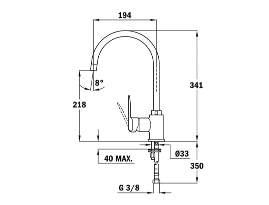 Teka Sp 995 - Tap (Chrome) - Image 3