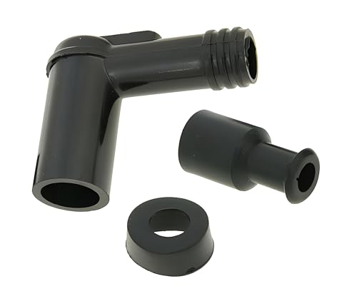 Vicma Conector para bujías de 90°, Color Negro