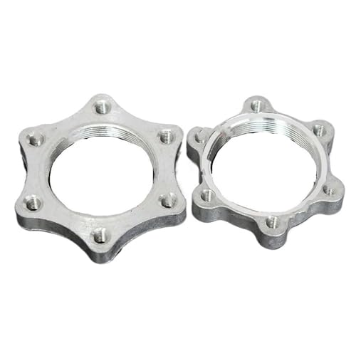 DTYBJN Fahrrad Trommelbremse Fahrrad Freilauf 44 MM 48 MM Gewindenaben Scheibenbremsscheibe Gewinde Scheibenbremsen Disc 6 Bolzen Flansch Adapter Hinterrad Brems Trommel(48)