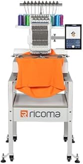Ricoma RCM-EM-1010: 10-Needle Embroidery Machine for Efficient, Embroidering Solutions!