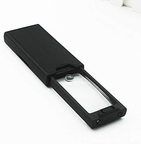 Lupe, Ausziehlupe, 2,5-fache 45-fache Linse, integrierte verschiebbare Linsenabdeckung, HD-Lupe, Vergrößerungsbrille zum Lesen