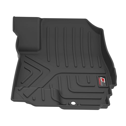 Image of GFX Tpv Car Floor Mats (After-Market) Premium Life Long Foot Mats Compatible with Nexon EV Max (2022) Onwards, Black