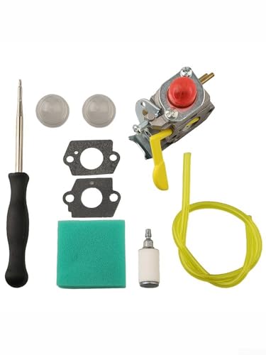 Carburetor Kit For Craftsman Weedwacker 17 Inch 25cc Engine Gas String Trimmer Replacement Parts Outdoor Power Equipment Yard Maintenance Tool Accessories Fuel System Enhancement - Thumbnail 7