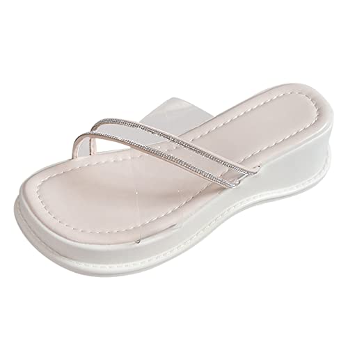 QUINTRA Damen Sommer Mode Dicke Sohlen High Heels Klassische...