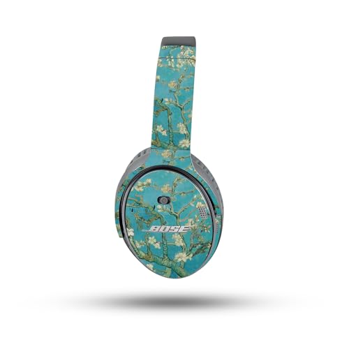Image of MightySkins Skin Compatible with Bose QuietComfort 35 II Headphones - Almond Blossom | Protective, Durable, and Unique Vinyl Decal wrap Cover | Easy to Apply, Remove, and Change Styles