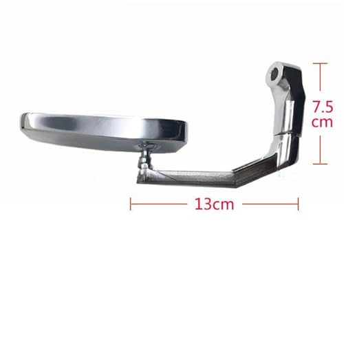 Espejo retrovisor de motocicleta rectangular compatible con CB1000R cristal claro 4