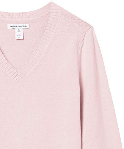 Image of Amazon Essentials Women's Lightweight Long-Sleeve V-Neck Cotton Sweater